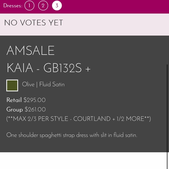 Amsale Kaia - Picture 4 of 4